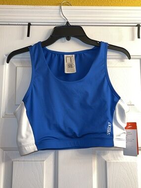 Speedo Women's Blue & White Crop Top